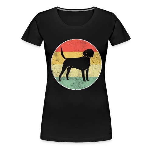 Labrador Hund Retro - Frauen Premium T-Shirt