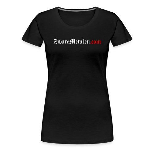 ZwareMetalen.com uitgeschreven - Vrouwen Premium T-shirt