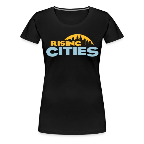Rising Cities Logo stylized - Frauen Premium T-Shirt