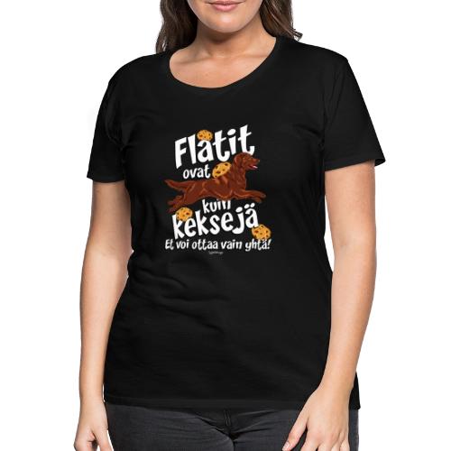 Flatti Keksit 2 - Naisten premium t-paita