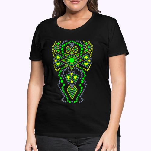 Tribal Sun Neon - Koszulka damska Premium