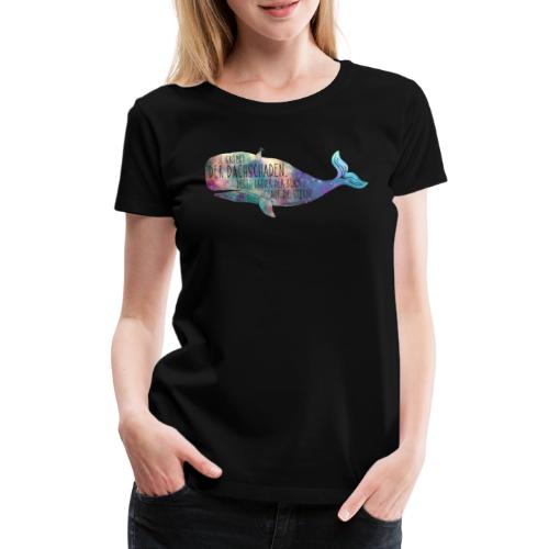 whale universe - Frauen Premium T-Shirt