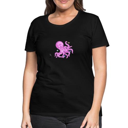 Smoking Octopus - Frauen Premium T-Shirt