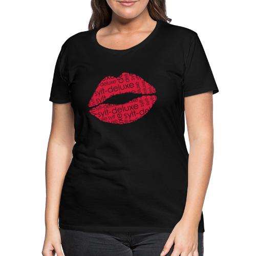 Sylt Deluxe Lippen Motiv - Frauen Premium T-Shirt