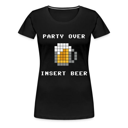 Party over - Women's Premium T-Shirt
