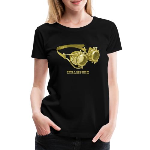 Steampunk Brille Retro - Frauen Premium T-Shirt