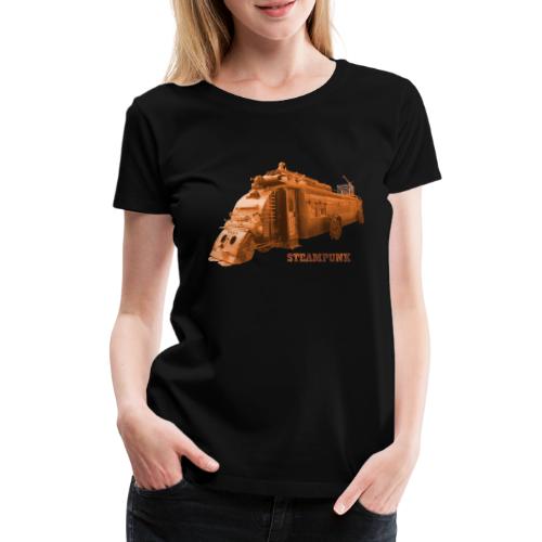Steampunk Lokomotive Oamaru Neuseeland - Frauen Premium T-Shirt