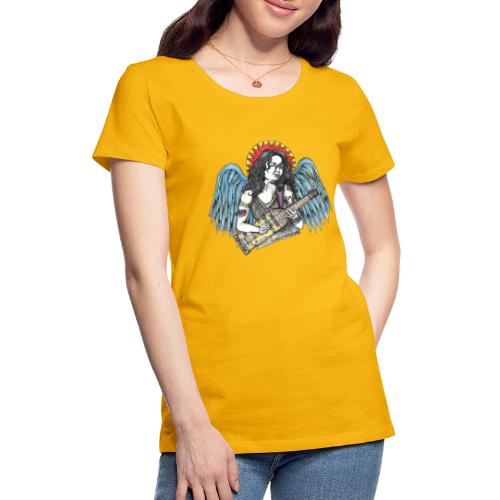 Angelita guitarrista - Premium-T-shirt dam