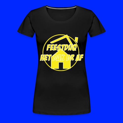 Geel Logo - Vrouwen Premium T-shirt