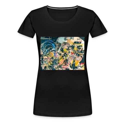 art graffiti abstract vintage - Camiseta premium mujer