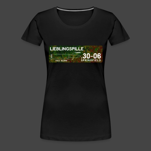 Kalibershirt Chilas Lieblingspille .30-06 Sprg - Frauen Premium T-Shirt