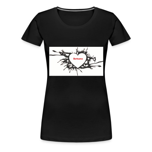 suriname heart - Vrouwen Premium T-shirt