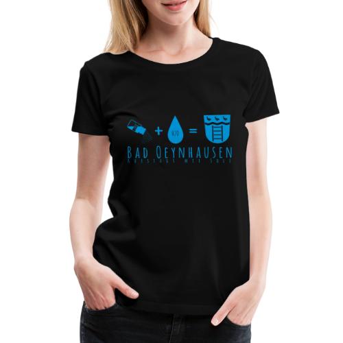 Salz Plus Wasser = B.O. - Frauen Premium T-Shirt