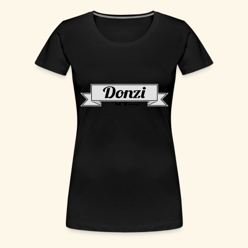 DonziBanner_bw - Frauen Premium T-Shirt