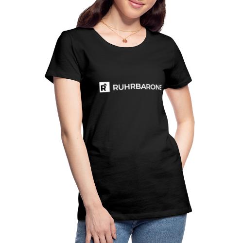 Ruhrbarone-Logo Weiß - Frauen Premium T-Shirt