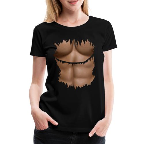 abdos abdominaux muscles tablette t shirt - T-shirt Premium Femme