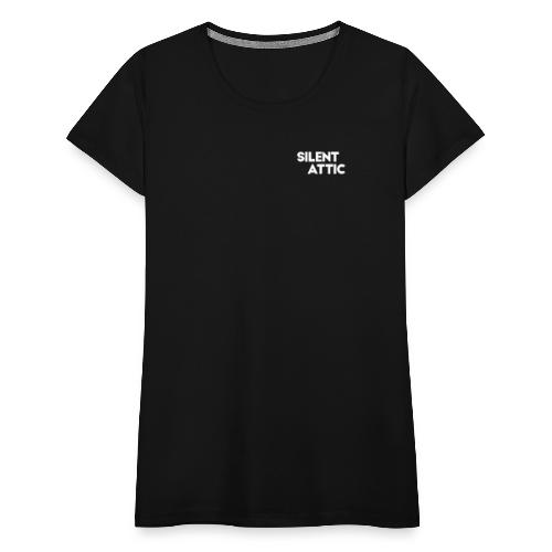 Silent Attic Logo White - Frauen Premium T-Shirt