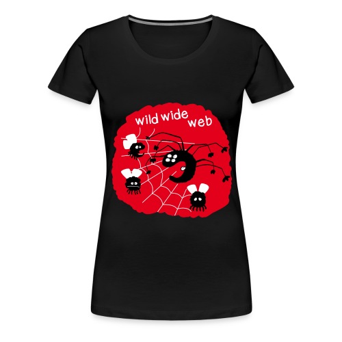 wild wide web - T-shirt Premium Femme