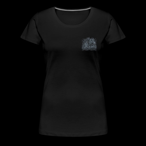 khasm Fenris crest with Cursed on back - T-shirt Premium Femme