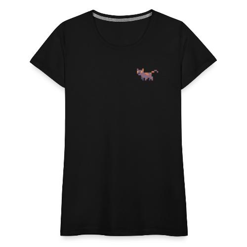 Diskret katt - Premium-T-shirt dam