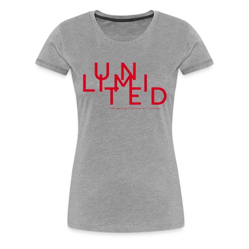 Unlimited red - Premium-T-shirt dam