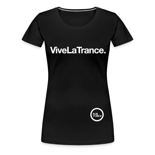 pt1tshirt vivelatrance 1colouronblackoutlined - Women's Premium T-Shirt