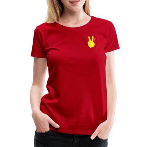 PEACE HANDZEICHEN - Frauen Premium T-Shirt