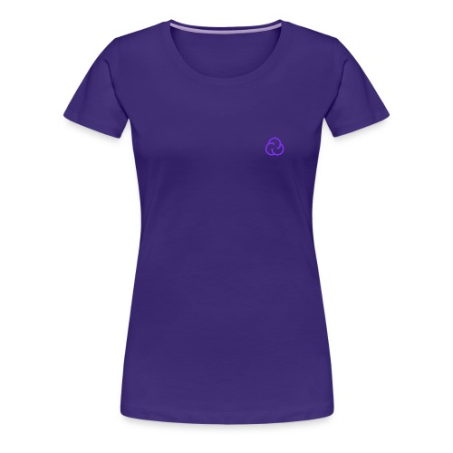 Kulte • Minimalistisches lila Logo - Frauen Premium T-Shirt
