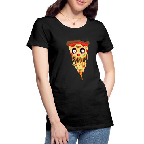 Schockierte Horror Pizza - Frauen Premium T-Shirt