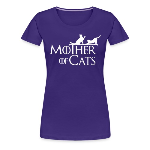 1 texto gatos eng w png - Camiseta premium mujer