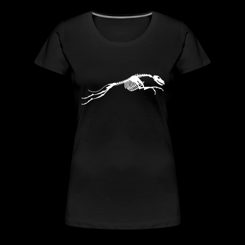 Juokse Luuranko Run Skeleton - Women's Premium T-Shirt