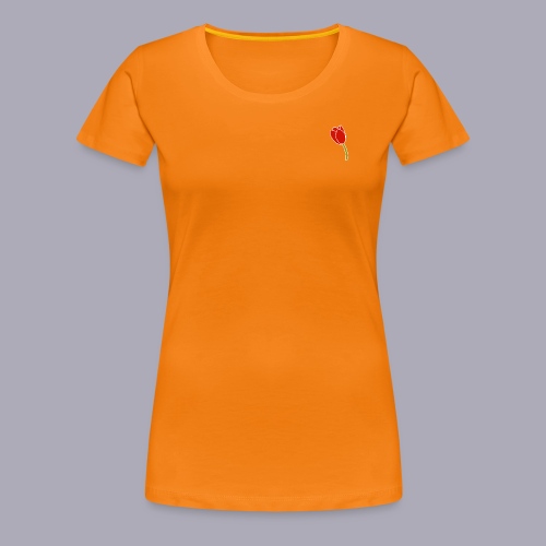 Tulip Logo Design - Women's Premium T-Shirt