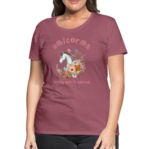 unicorns - Premium T-skjorte for kvinner