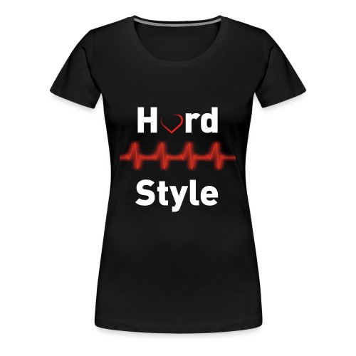 Hardstyle Heartbeat - Frauen Premium T-Shirt