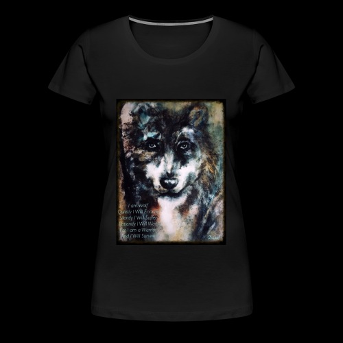 wolf - Vrouwen Premium T-shirt