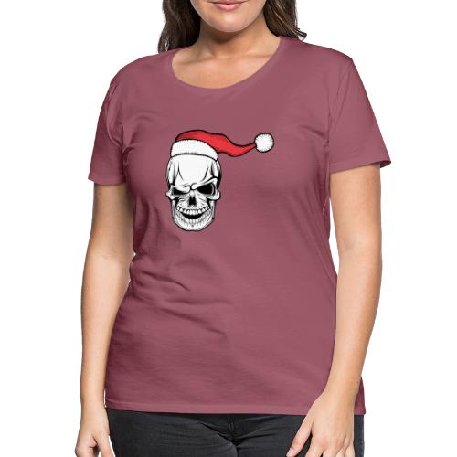 Weihnachten Xmas Totenkopf - Frauen Premium T-Shirt