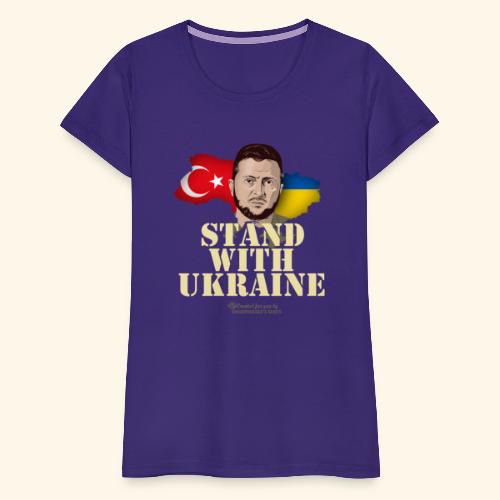 Ukraine Türkei Selenskyj - Frauen Premium T-Shirt