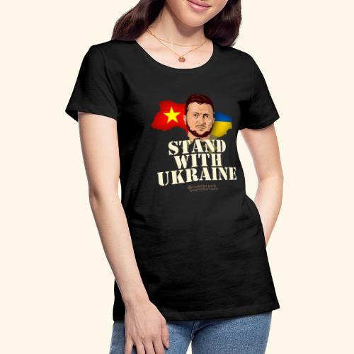 Vietnam Stand with Ukraine - Frauen Premium T-Shirt