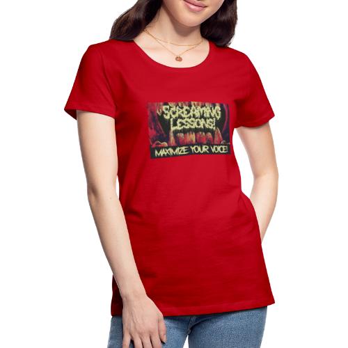Screaming Lessons Death Metal - Frauen Premium T-Shirt