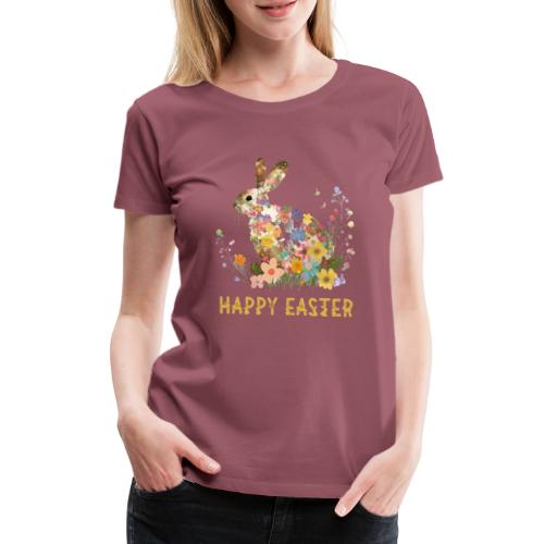 happy easter - Premium T-skjorte for kvinner