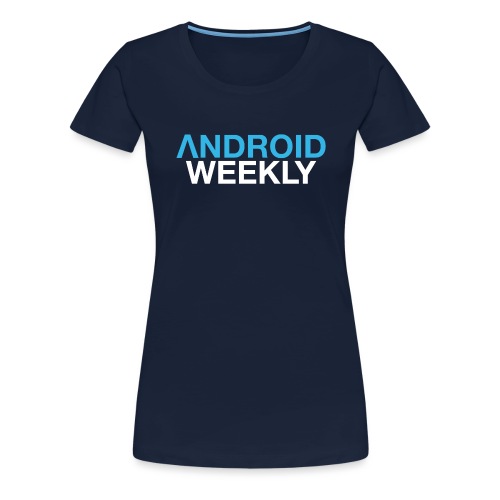 Logo Android Weekly - Koszulka damska Premium