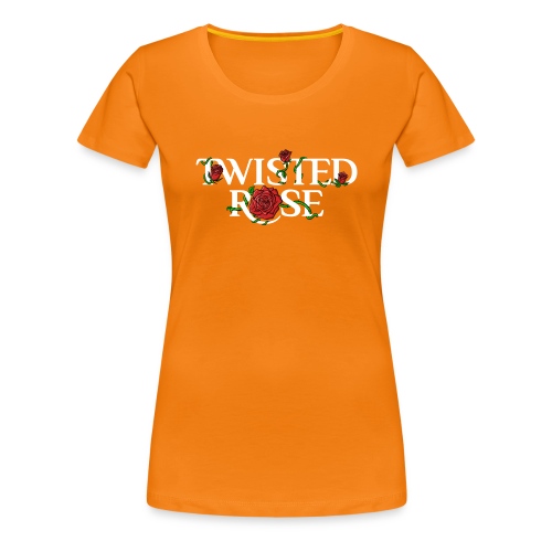 Twisted Rose Logo Shirt Design with Roses - Frauen Premium T-Shirt