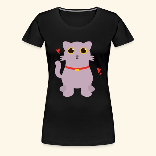 Gato - Camiseta premium mujer