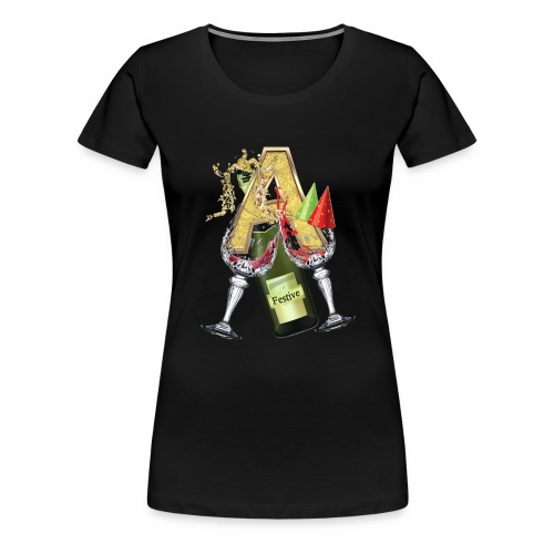 Festive wine party - Women's Premium T-Shirt