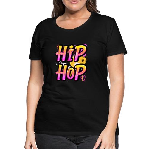 Hip Hop '87 - Naisten premium t-paita