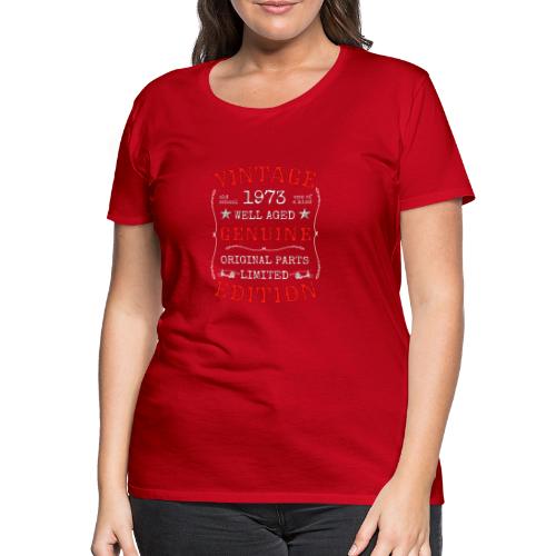 50 vuotis lahjapaita - Naisten premium t-paita