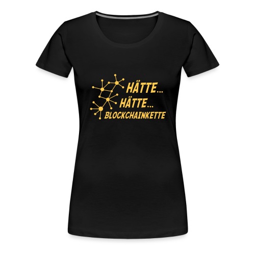 Blockchainkette - Frauen Premium T-Shirt