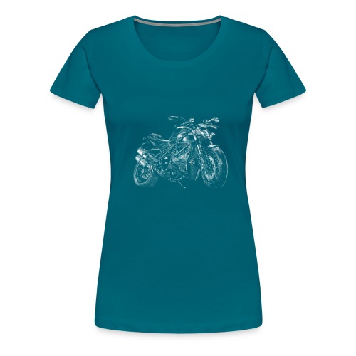 Motorrad - Frauen Premium T-Shirt