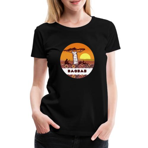 Baobab-unter-dem-Baum - Frauen Premium T-Shirt