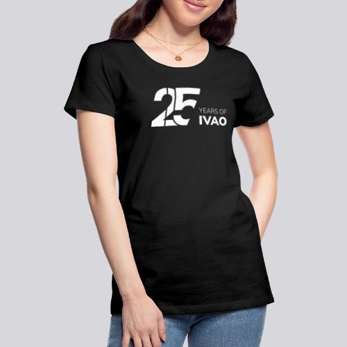 IVAO 25e anniversaire Blanc - T-shirt Premium Femme